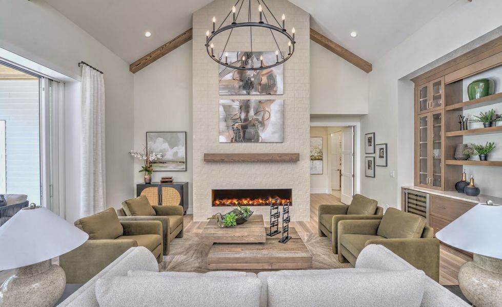 Furnished interior view inside a new home in SilverLeaf, St. Augustine (Image 11). Furnished interior view inside a new home in SilverLeaf, St. Augustine (Image 11).