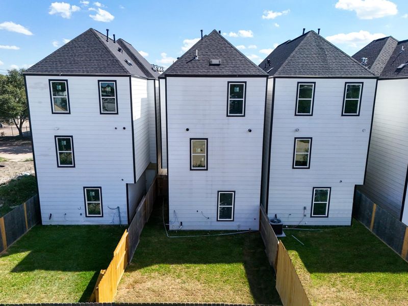 Exterior details and patio area of a home in , Houston (Image 21).