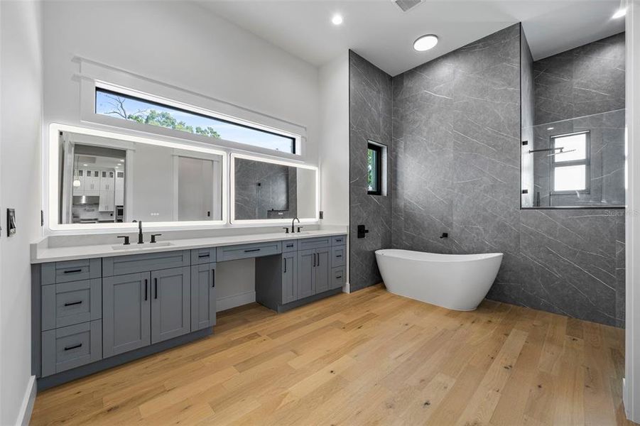 Furnished interior view inside a new home in , Tampa (Image 17).