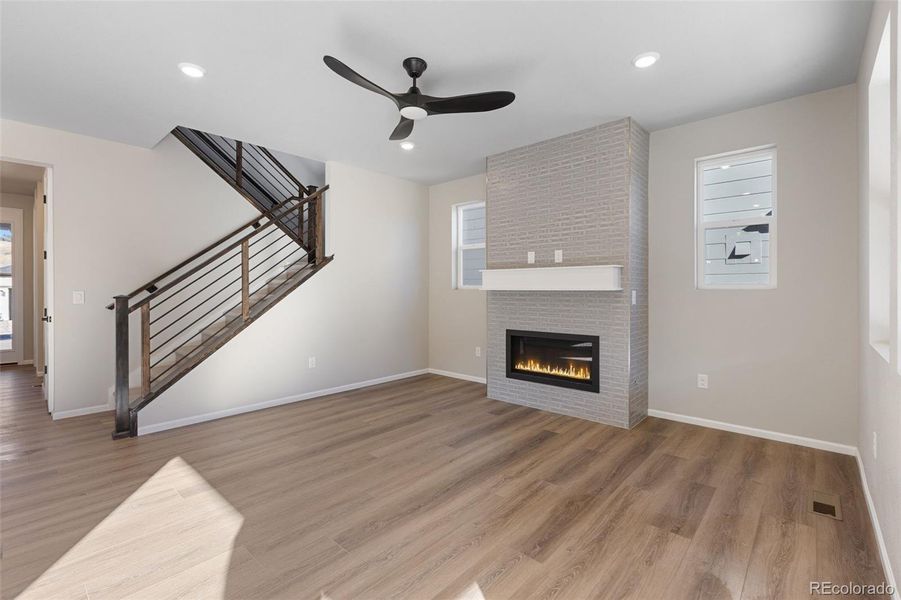 Spacious, unfurnished interior of a new home in The Manors Collection at Golden Overlook, Golden (Image 11).