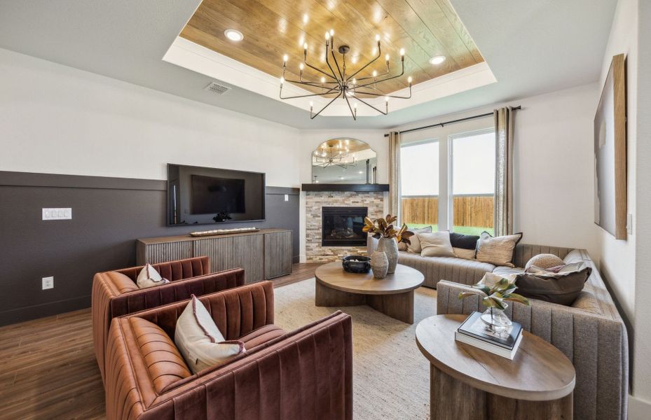 Furnished interior view inside a new home in Rosemary Fields, Godley (Image 19).