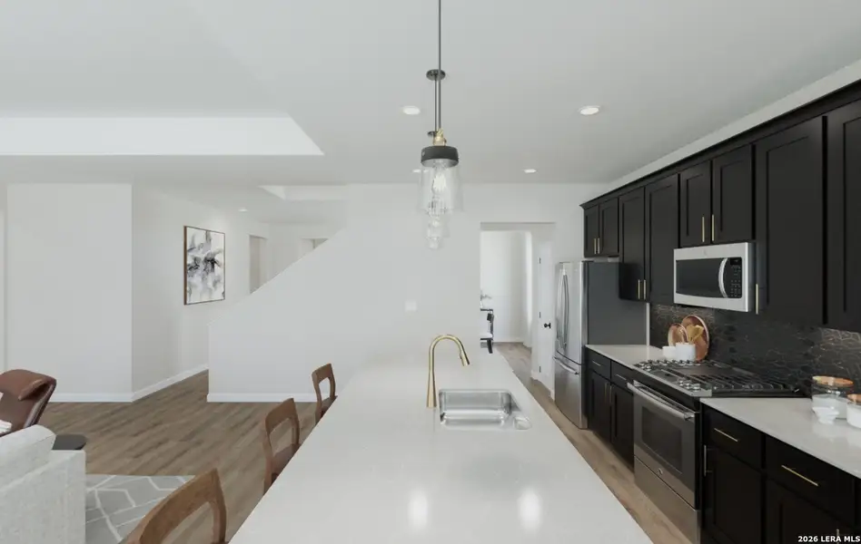 Furnished interior view inside a new home in Cordova Trails, Seguin (Image 8).