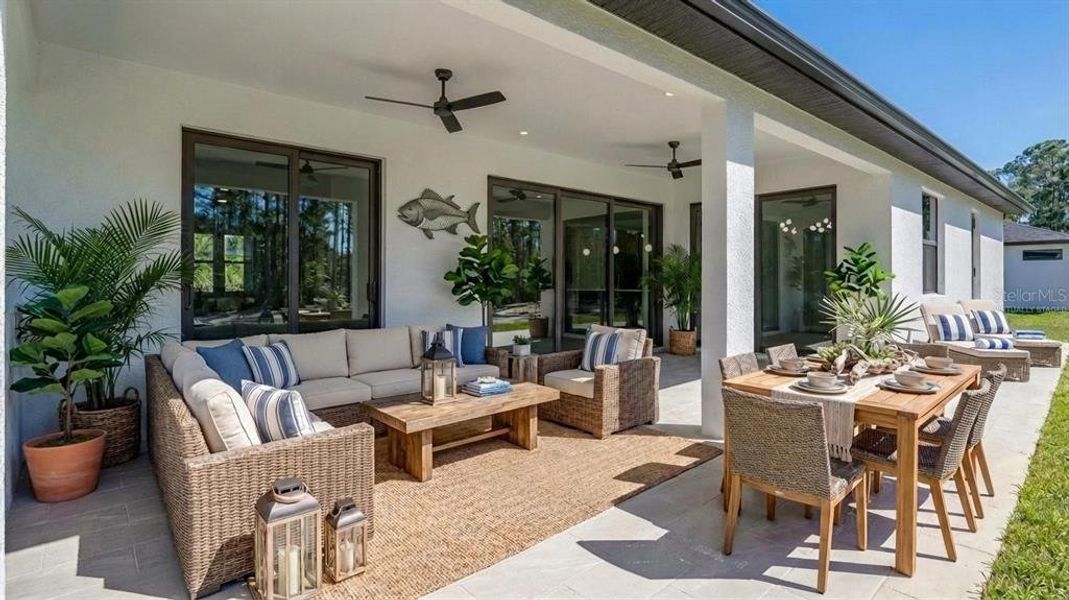 Exterior details and patio area of a home in , Lehigh Acres (Image 33).