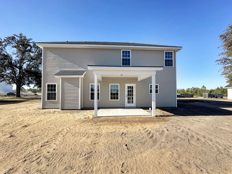 Exterior details and patio area of a home in Tibet Road at Sassafras, Allenhurst (Image 3).