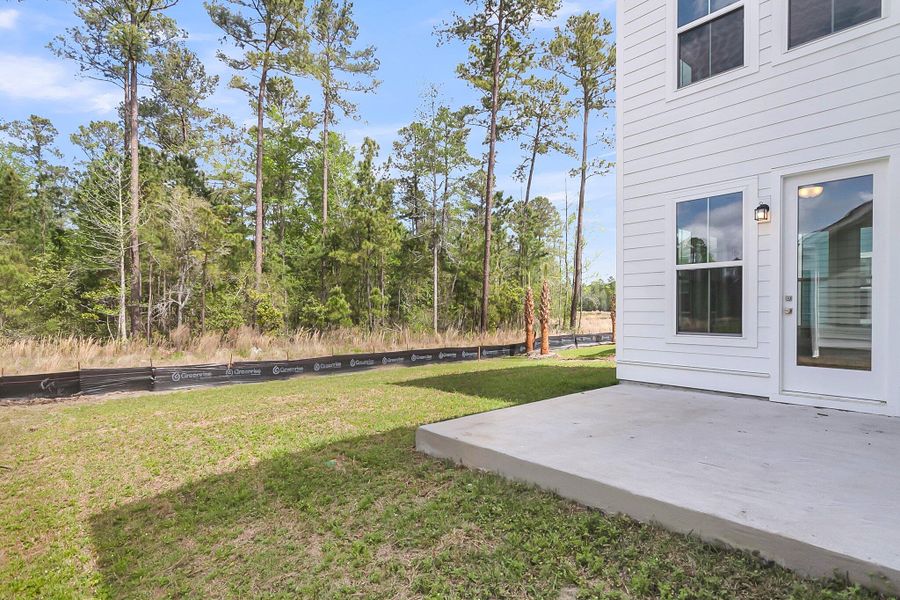 Exterior details and patio area of a home in Phillips Crossing, Ridgeville (Image 22).