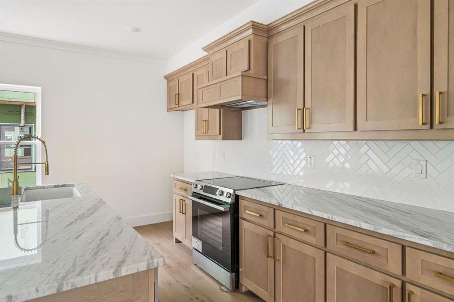 Furnished interior view inside a new home in , Fort Worth (Image 6).