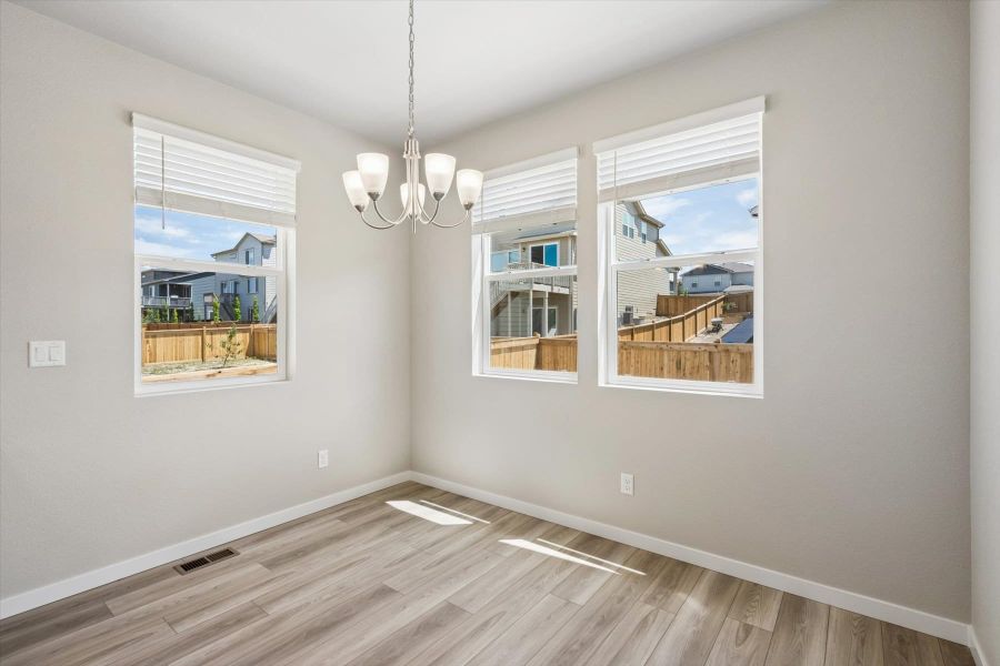 Spacious, unfurnished interior of a new home in Buffalo Highlands – Commerce City, Commerce City (Image 14).