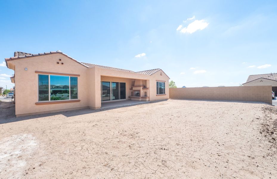 Exterior details and patio area of a home in Sun City Anthem at Merrill Ranch, Florence (Image 3).