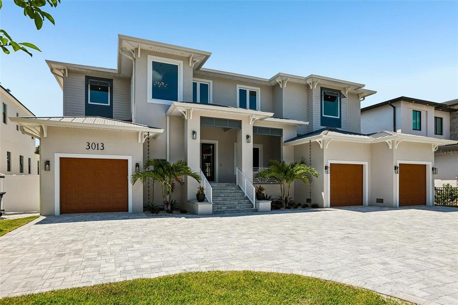 Front exterior of a new home in , Tampa, FL, highlighting curb appeal (Image 29).