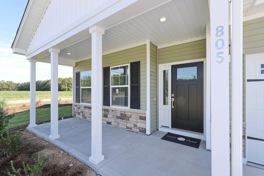 Exterior details and patio area of a home in Garden Grove, Conway (Image 2). Exterior details and patio area of a home in Garden Grove, Conway (Image 2).