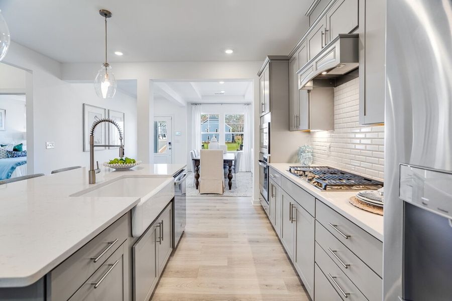 Representative furnished interior of a home built from the Savannah by Taylor Morrison in Silverstone Terraces, Knightdale (Image 3).