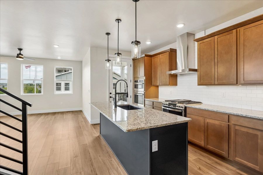 Furnished interior view inside a new home in Pony Park, Colorado Springs (Image 6).