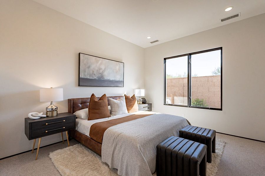 Furnished interior view inside a new home in Village at Seven Desert Mountain, Scottsdale (Image 12).