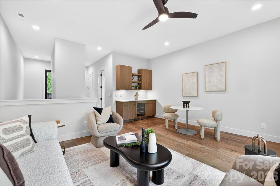 Furnished interior view inside a new home in , Charlotte (Image 32).