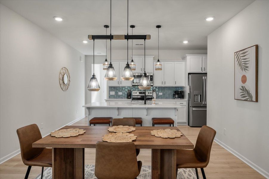 Furnished interior view inside a new home in , Summerville (Image 13).