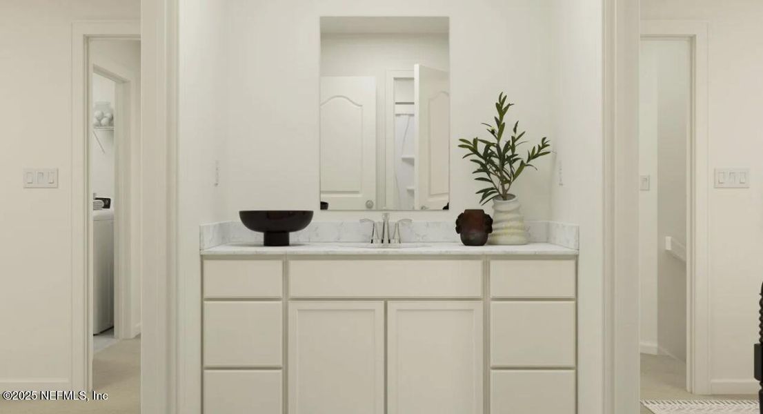 Furnished interior view inside a new home in Avalon Woods, Jacksonville (Image 5).