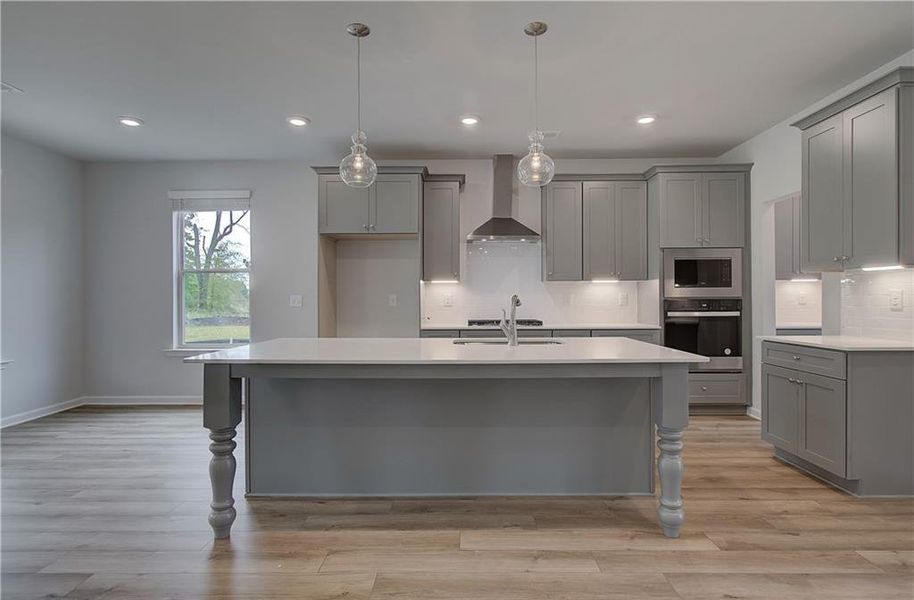 Furnished interior view inside a new home in Cambria at Traditions, Hampton (Image 5).