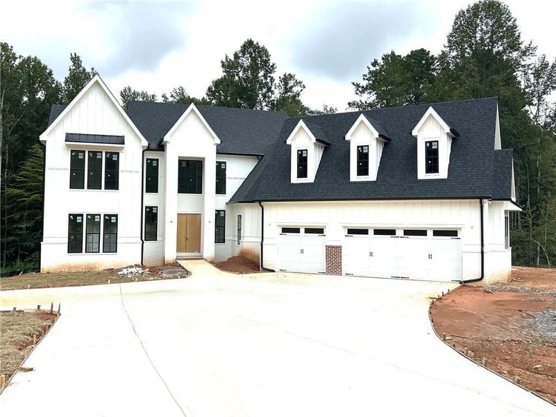 Front exterior of a new home in , Jefferson, GA, highlighting curb appeal (Image 1).