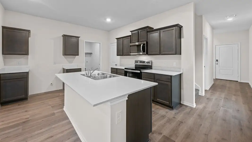 Furnished interior view inside a new home in Elevon, Lavon (Image 5). Furnished interior view inside a new home in Elevon, Lavon (Image 5).