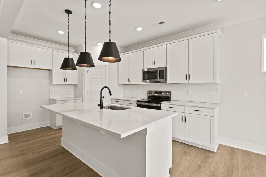 Furnished interior view inside a new home in Founders Club, Moore (Image 8).
