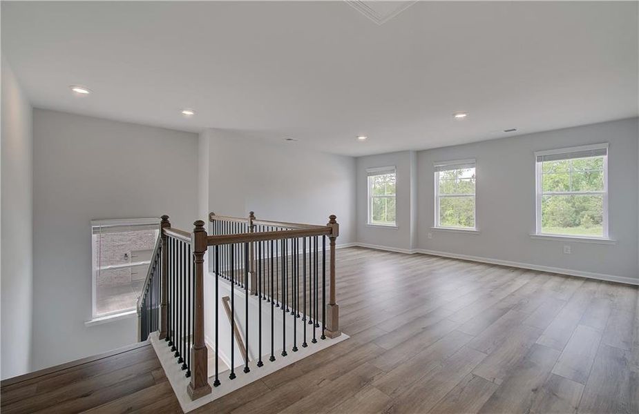 Spacious, unfurnished interior of a new home in Cambria at Traditions, Hampton (Image 23). Spacious, unfurnished interior of a new home in Cambria at Traditions, Hampton (Image 23).