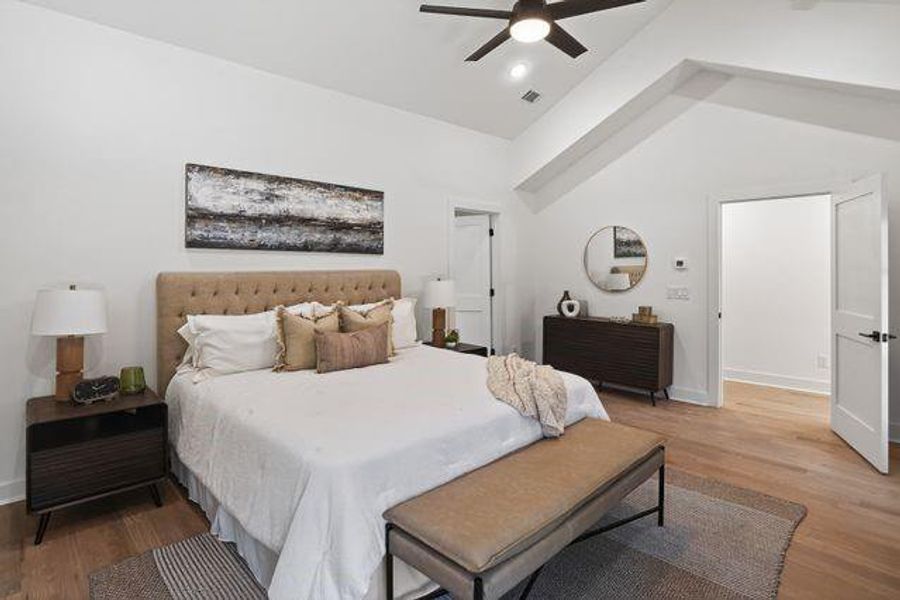 Furnished interior view inside a new home in , Roswell (Image 45).