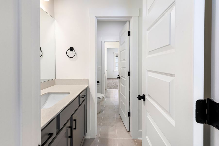 Representative furnished interior of a home built from the St. Ledger by Hunter Quinn Homes in Creek Pointe, Moncks Corner (Image 13).