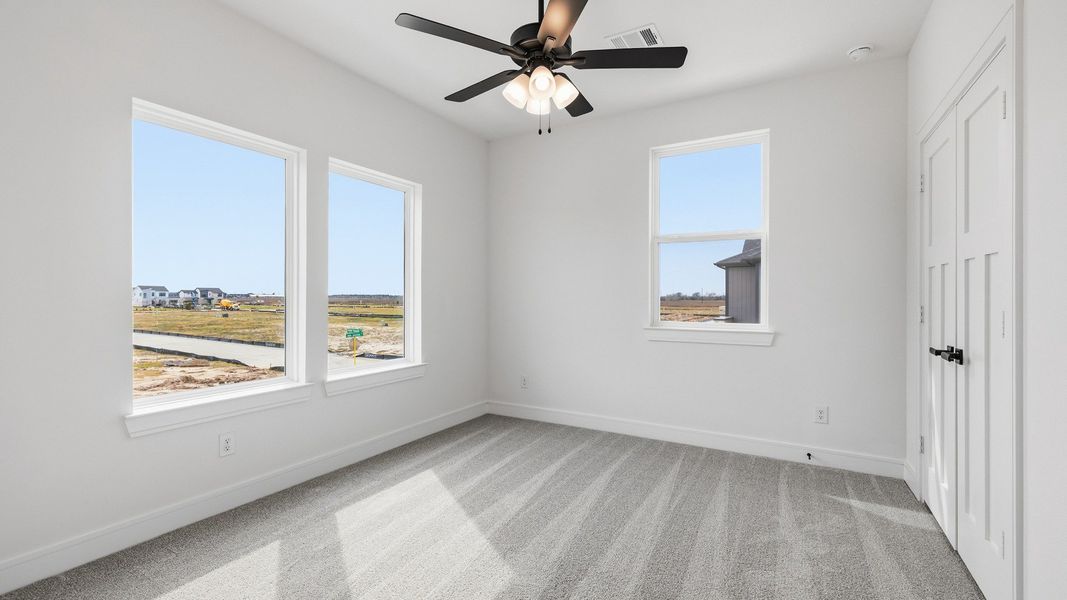 Representative furnished interior of a home built from the Solara by Brightland Homes in Bridgeland Central, Cypress (Image 21).