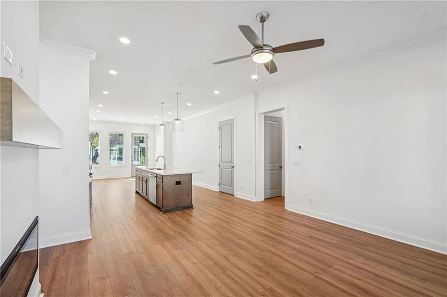 Spacious, unfurnished interior of a new home in Waterside Condos, Peachtree Corners (Image 21).