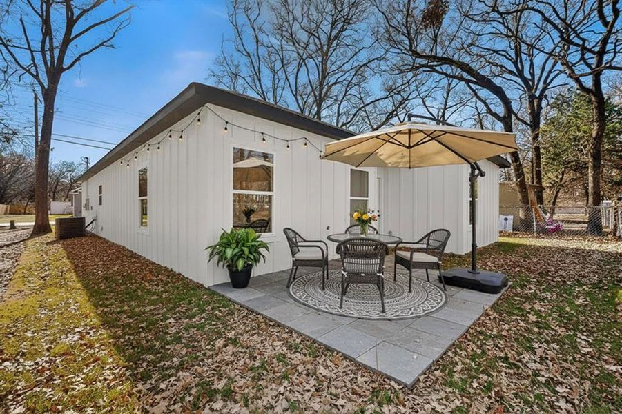 Exterior details and patio area of a home in , Mabank (Image 26).