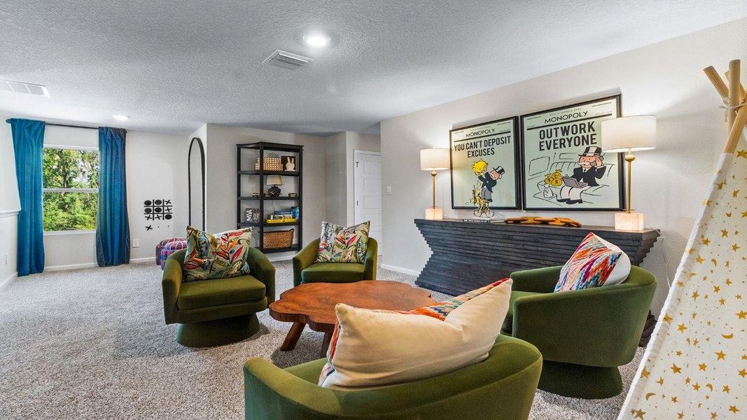 Furnished interior view inside a new home in Olson Ridge, Tallahassee (Image 25).