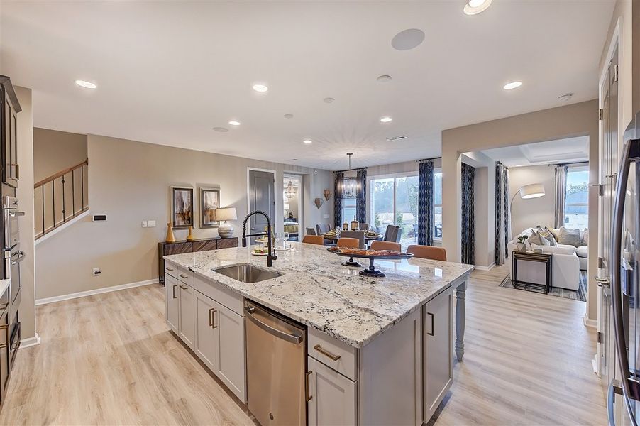 Representative furnished interior of a home built from the Pikewood by Taylor Morrison in Walden Woodlands, Huntersville (Image 12). Representative furnished interior of a home built from the Pikewood by Taylor Morrison in Walden Woodlands, Huntersville (Image 12).