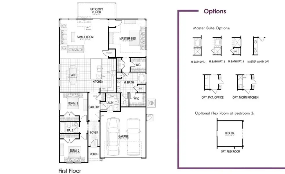 2D floor plan layout of this home in Saratoga Oaks, Williamston, SC (Image 5). 2D floor plan layout of this home in Saratoga Oaks, Williamston, SC (Image 5).