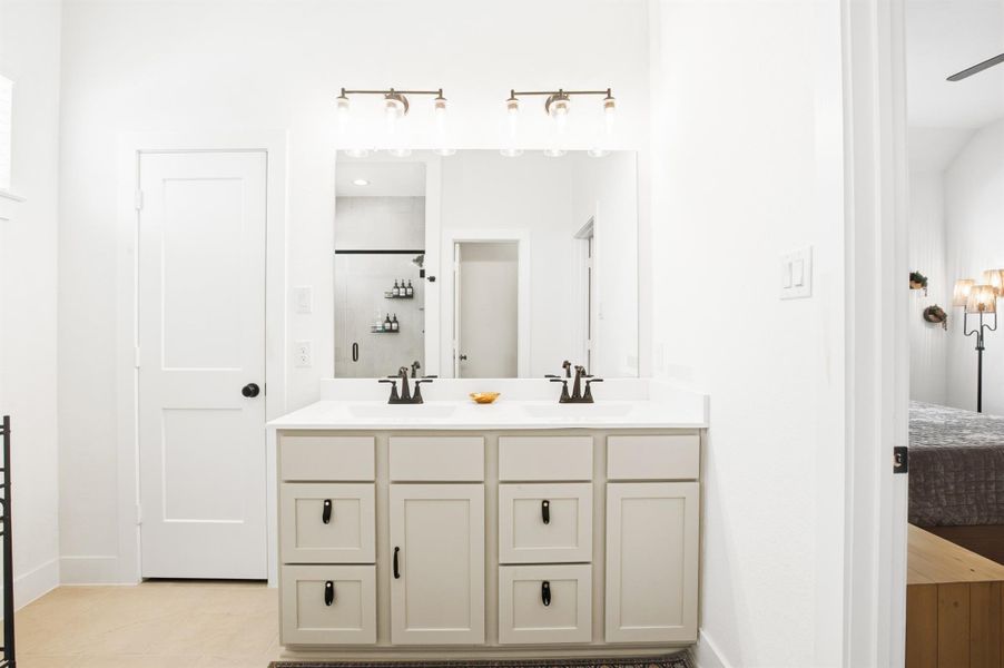 Furnished interior view inside a new home in , Cypress (Image 11).