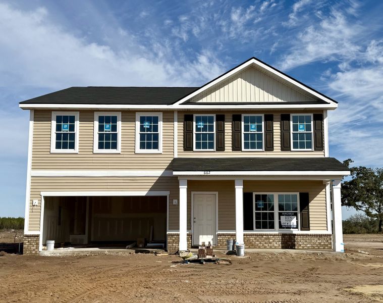 In-progress construction of a new home in Tibet Road at Sassafras, Allenhurst, GA (Image 5).