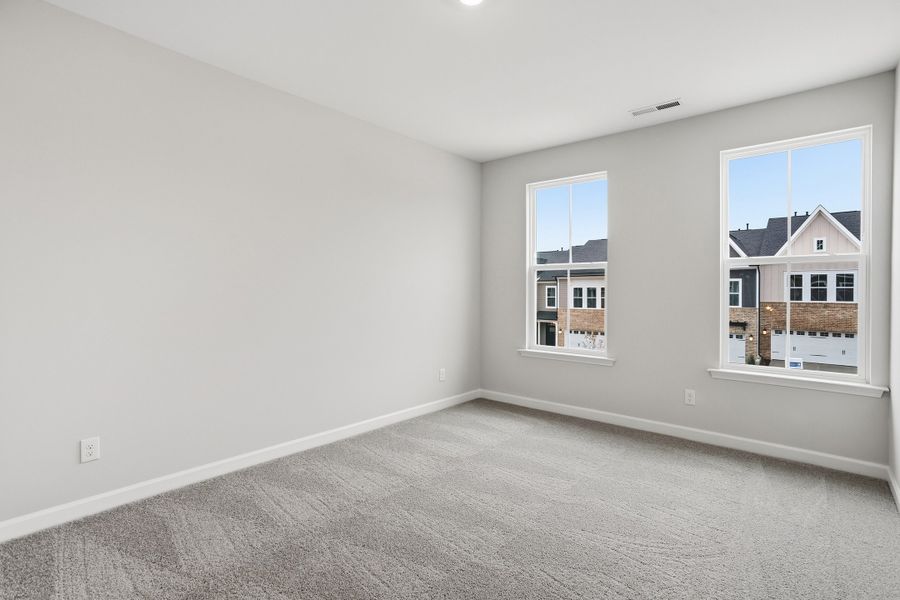 Spacious, unfurnished interior of a new home in Ovation at Sweetbrier, Durham (Image 26). Spacious, unfurnished interior of a new home in Ovation at Sweetbrier, Durham (Image 26).