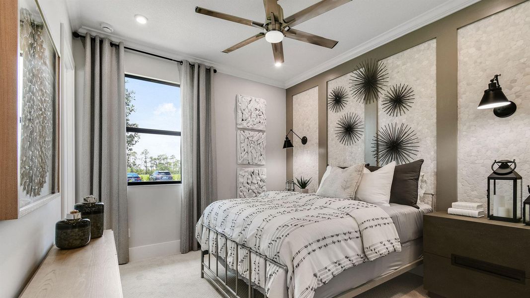 Furnished interior view inside a new home in Mosaic, Port St. Lucie (Image 12). Furnished interior view inside a new home in Mosaic, Port St. Lucie (Image 12).