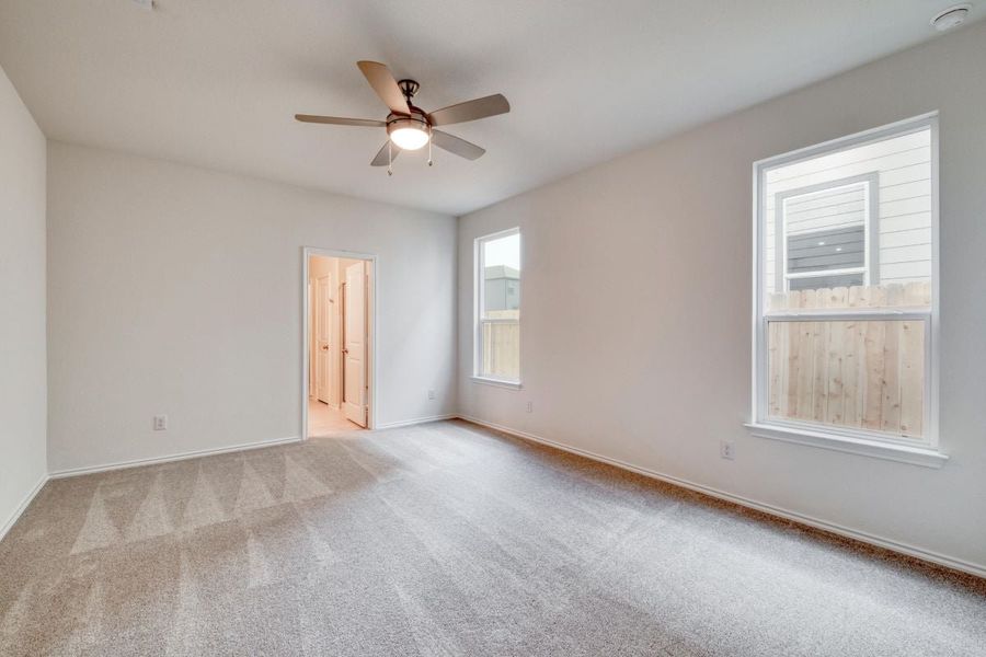 Spacious, unfurnished interior of a new home in Sonterra - Cool Water, Jarrell (Image 8).