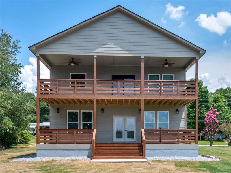 Exterior details and patio area of a home in , Locust Grove (Image 28). Exterior details and patio area of a home in , Locust Grove (Image 28).