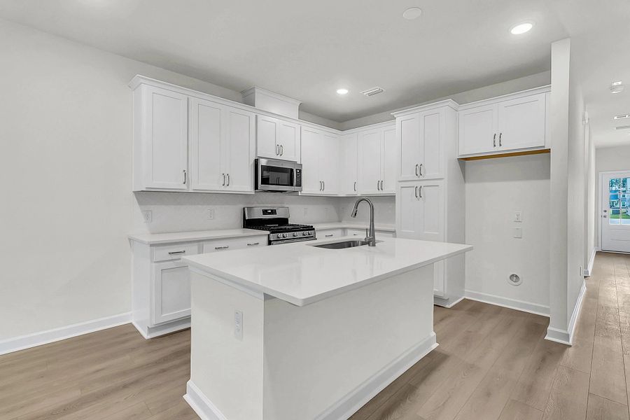 Similar Palmetto floorplan for inspiration - features and finishes vary