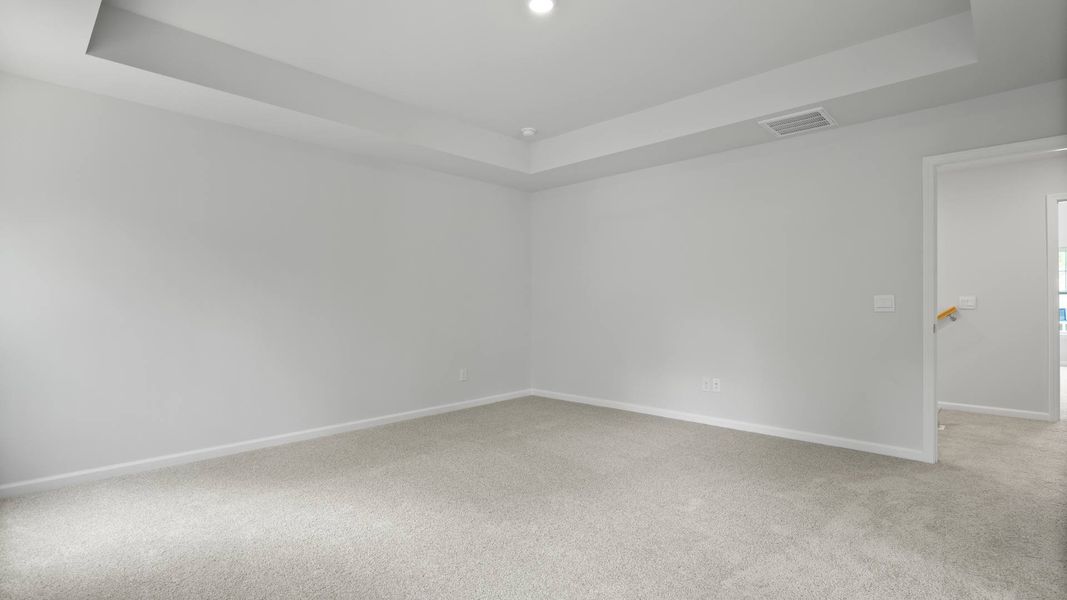 Representative unfurnished interior of a home built from the FORRESTER by D.R. Horton in Founders Corner, Summerville (Image 22).