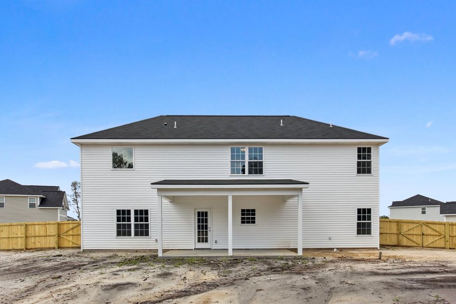 Representative exterior photo of a completed home built from the The Arcadia by RTS Homes in Doctor's Creek, Ludowici, GA (Image 21).