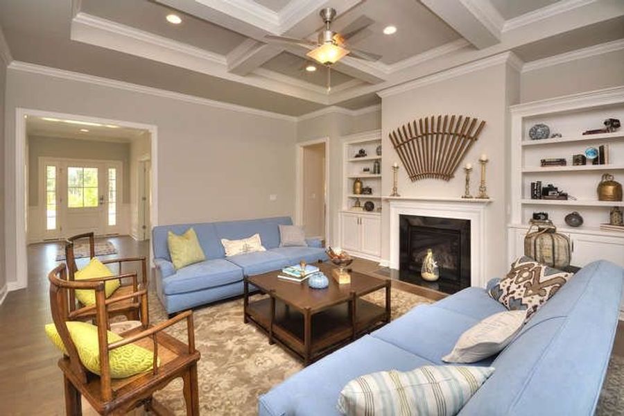 Representative furnished interior of a home built from the Hardwick by True Homes in Edgewater - Harbor Pointe, Lancaster (Image 6).