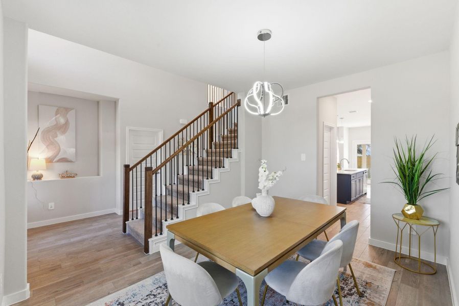 Furnished interior view inside a new home in , Fresno (Image 6).