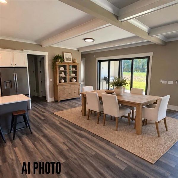 Furnished interior view inside a new home in , Cumming (Image 32).