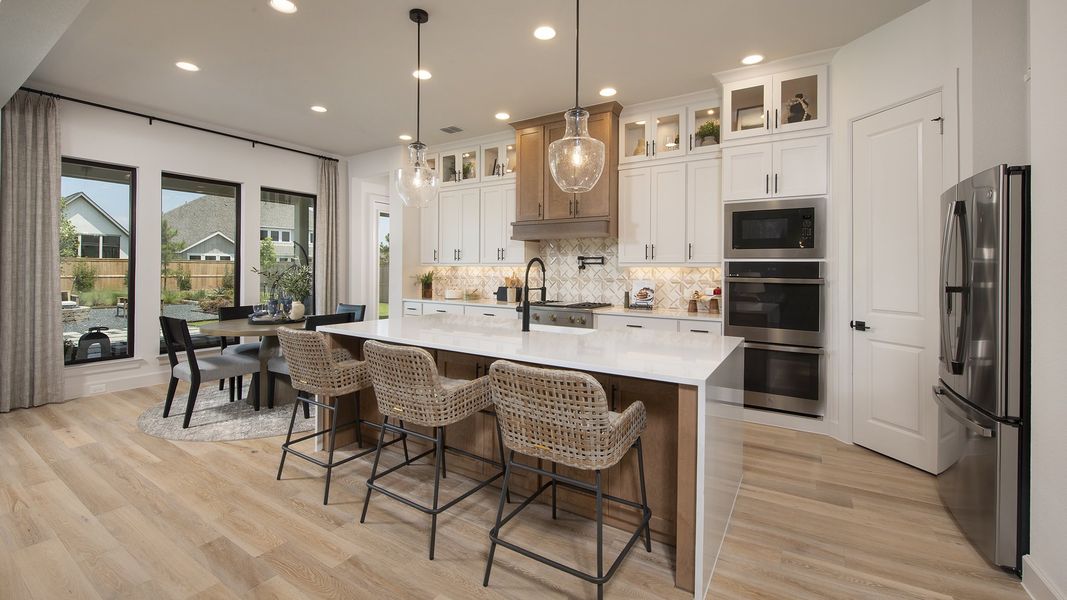 Representative furnished interior of a home built from the 4941B by Perry Homes in Palmera Ridge 70', Leander (Image 4). Representative furnished interior of a home built from the 4941B by Perry Homes in Palmera Ridge 70', Leander (Image 4).