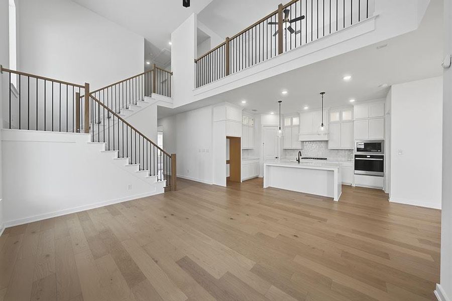 Spacious, unfurnished interior of a new home in Light Farms Brenham - 40' Lots, Celina (Image 26).
