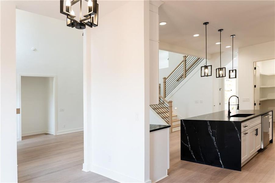 Furnished interior view inside a new home in , Atlanta (Image 38).