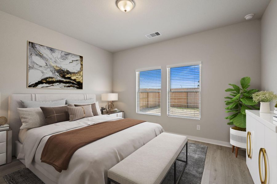 Furnished interior view inside a new home in River Ranch Trails, Dayton (Image 5). Furnished interior view inside a new home in River Ranch Trails, Dayton (Image 5).