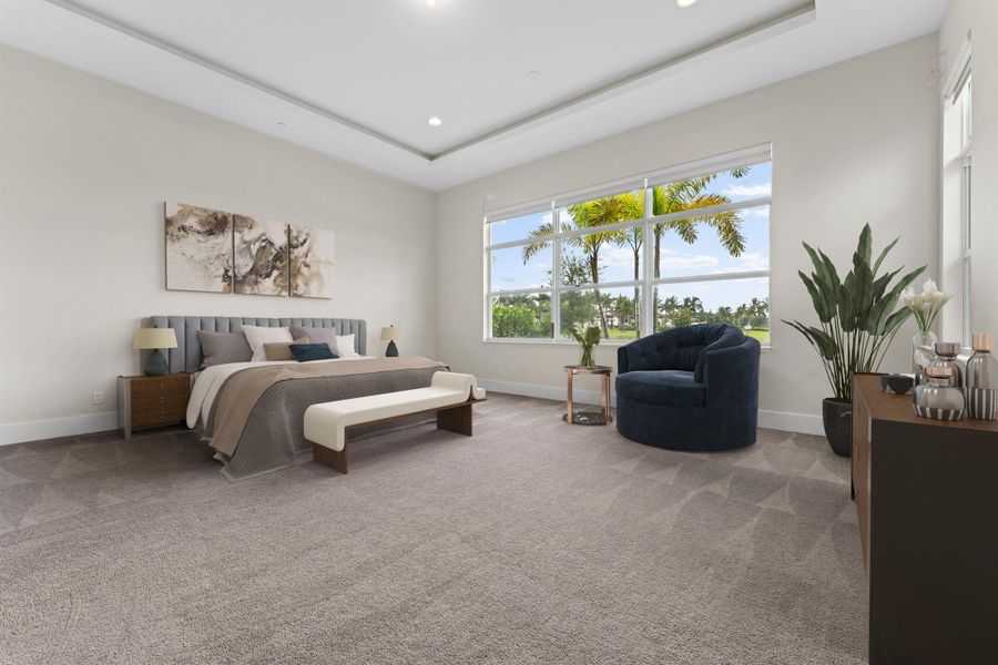 Furnished interior view inside a new home in Coral Isles at Avenir, Palm Beach Gardens (Image 24).
